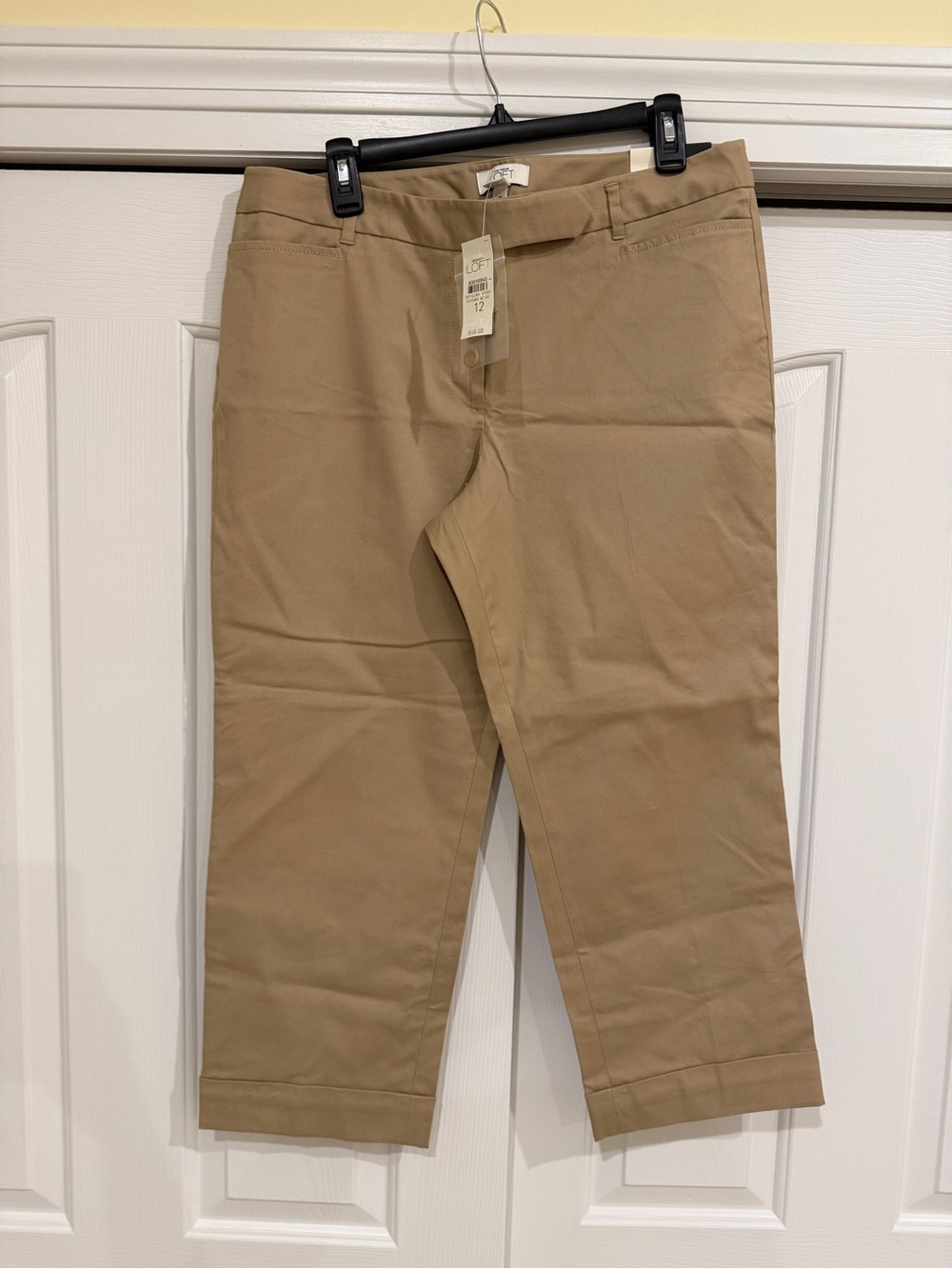 LOFT Khaki Straight-Leg Chinos
